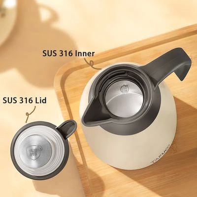 1L 1.5L Large Capacity Modern Design Customizable Color Coffee Pot for Business Gifts