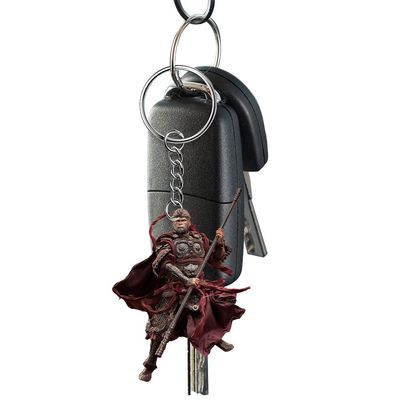 Black Myth Wukong Keychain 19 x 20 CM Contemporary Design for Backpacks and Laptops
