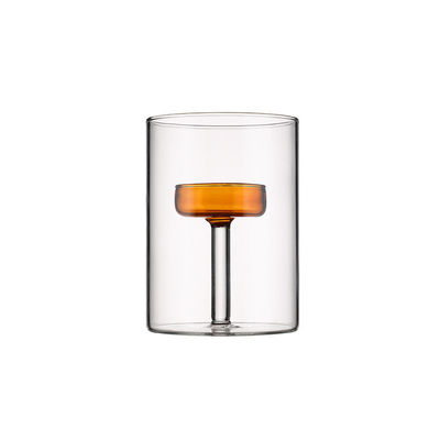 Create a Romantic Atmosphere in Your Home with this Cylinder Shape Glass Candle Table