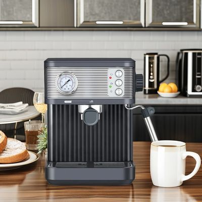 Office Automatic Electric Espresso Machine with Bluetooth Sensor Technology 5 Pieces