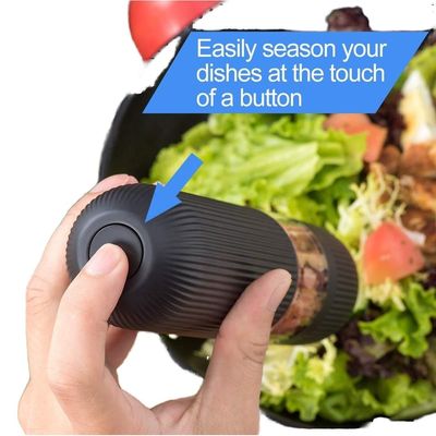 Electric Pepper Grinder Set Sustainable Ceramic Mills for Home and Solid Seasonings