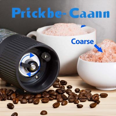 Electric Pepper Grinder Set Sustainable Ceramic Mills for Home and Solid Seasonings