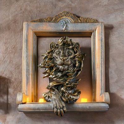 Resin Craft Thinker Statue Sustainable Home Decor Bamboo Finished for Birthday Occasion