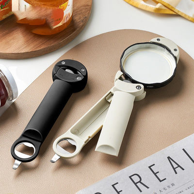 Custom Logo Bottle Opener Adjustable Manual Stainless Iron Can Grip for Wine and Beer