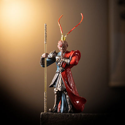 Stylish Black Myth Wukong Ceramic Incense Burner with Customized Color and LED Light