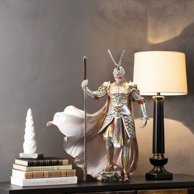 Black Mythology Monkey King Desktop Figure for Anniversary Occasions and Indoor Decor