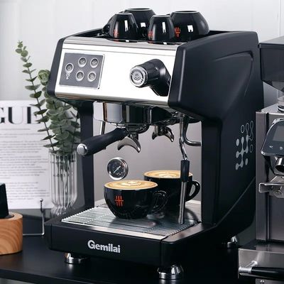 Professional Single Head Espresso Machine for Office Copper Material Bluetooth Sensor
