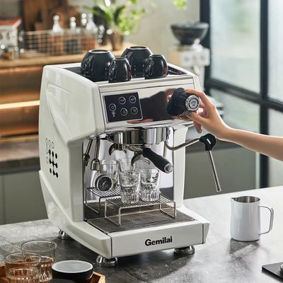 Professional Single Head Espresso Machine for Office Copper Material Bluetooth Sensor
