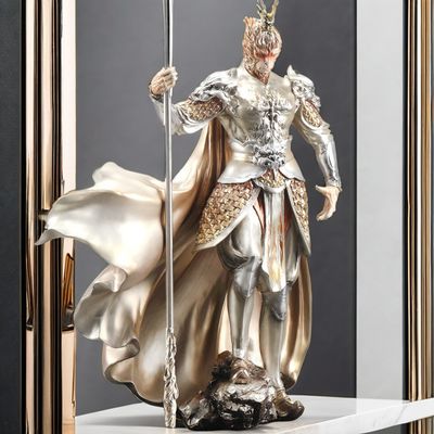 Black Mythology Wukong Golden Hoop Figure vs Buddha Contemporary Design Home Ornament