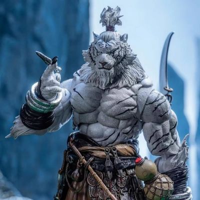 1/12 Scale Furay Planet Series Weng Tiger Action Figure White Version by Maestro Union