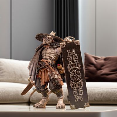 1/12 Scale Action Figure Furay Planet Blade Master Weng Tiger White Resin Material Contemporary Vertical