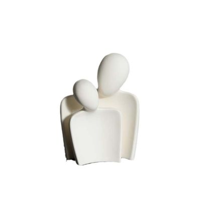 Customized Size Durable Bamboo Romantic Hugged Lovers Statue for Wedding Table Decor