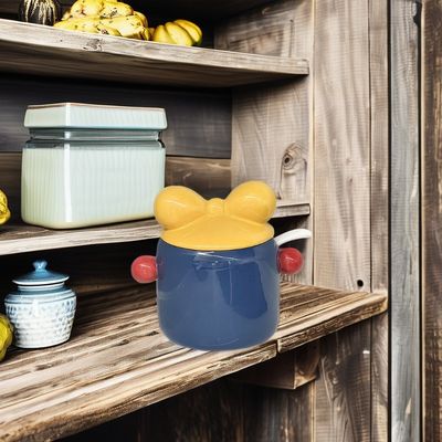 Printed Ornament Nordic Ceramic Food Container for Home Wall Decor and Microwavable