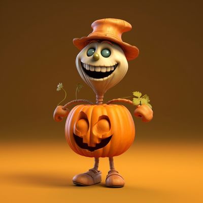 2024 Customized Color Acrylic Pumpkin Ornament for Hallween Home Office Car Interiors