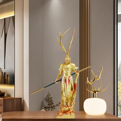 s Classical Novels Anniversary Contemporary Design Style Metal Smelting Resin Monkey King