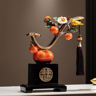 Modern End Persimmon Wine Cabinet in Customized Color and Style for Housewarming Gift