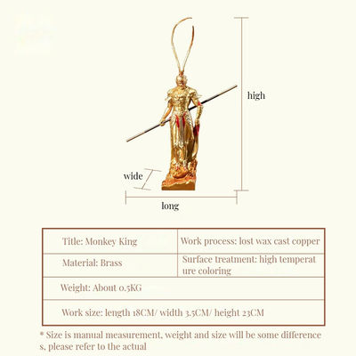 Artistic Resin Figure Monkey King from Journey to the West for Home Decor and Collection