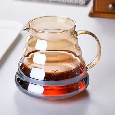 High Borosilicate Glass Carafe with Lid and Ceramic Paper Filters Large Coffee Maker