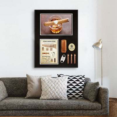 Sophisticated Modern 3D Simulation Cigar Painting Wall Murals for Custom Size Interiors