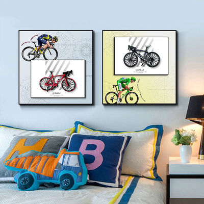 Electric Format Still Life Pattern Wall Art Painting Canvas Prints for Customized Color