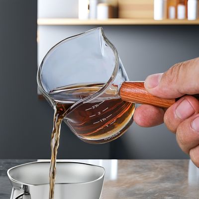 100ml Capacity Small Transparent Glass Coffee Cup with Lid and Double-Mouth Design