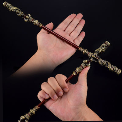 Irregular 35CM Full Metal Craft Monkey King Ruyi Jingu Bang Model for Anniversary