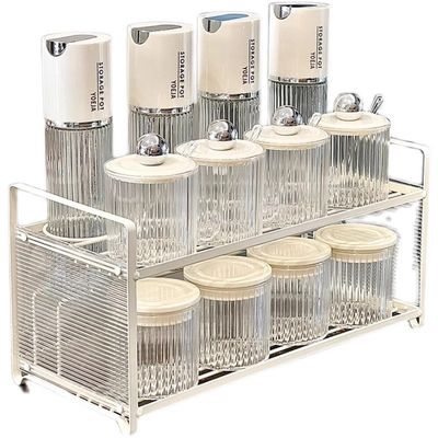 Customized Lid Spice Rack Cabinet Organizer for Space-Saving Kitchen Storage Solutions