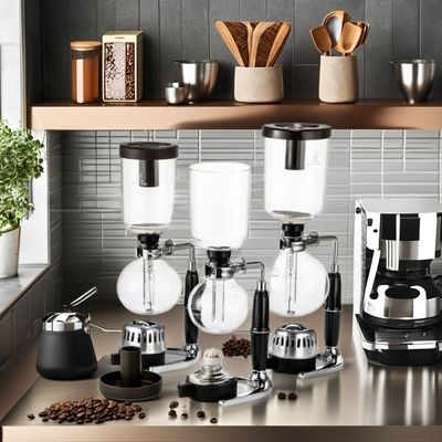 High Borosilicate Glass Manual Coffee Syphon Machine 3 Cups 5 Cups Household Stocked Feature