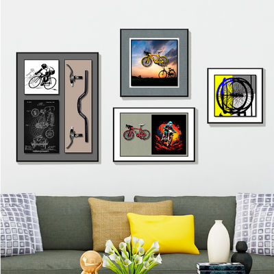 Creative Living Room Wall Decor 3D Crystal Porcelain Building Blocks with Hanging Function