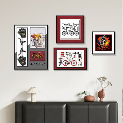 Creative Living Room Wall Decor 3D Crystal Porcelain Building Blocks with Hanging Function