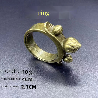Monkey King Gold Hoop Ring Badge Three-piece Set for Game Periphery within Black Myth