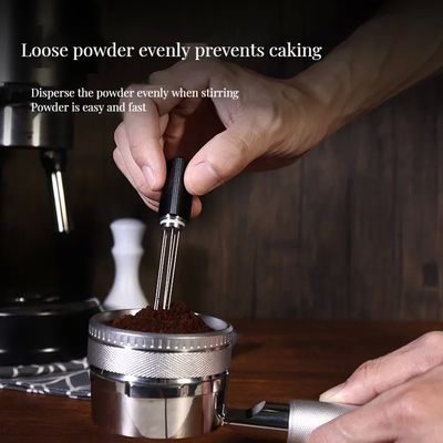 Modern Design Portable Ceramic Bone Tea Coffee Powder Distribution Tool for Espresso