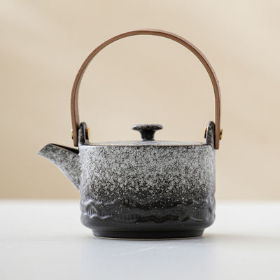 200ml Capacity Ceramic Kung Fu Teapot Set for Tea Enthusiasts Lifting Beam Included