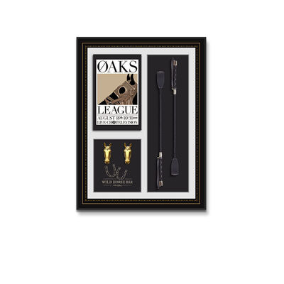 Modern Retro Still Life Pattern Equestrian Mural Creative Building Blocks Wall Decor