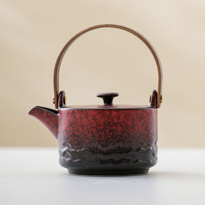 Elegant Handcrafted Ceramic Kung Fu Tea Set with Lifting Beam Pot and Tea Kettle Bone