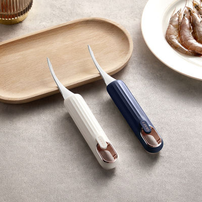 Seafood Tools Ergonomic Metal Shrimp Shell Remover and Fish Scale Scraper for Home Chefs