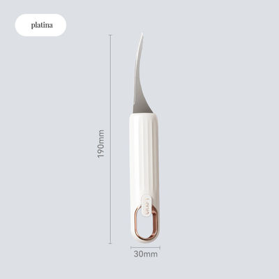 Seafood Tools Ergonomic Metal Shrimp Shell Remover and Fish Scale Scraper for Home Chefs