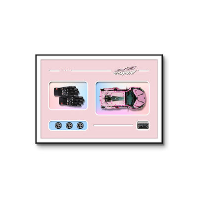 Stylish Crystal Glass Background Wall Hanging for Building Blocks in Modern Design