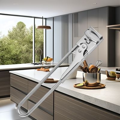 Convenient Can Opener Tool with Labor-Saving Twist Cap Design and Adjustable Handle
