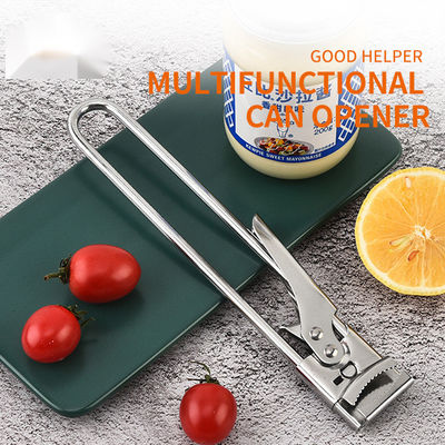Convenient Can Opener Tool with Labor-Saving Twist Cap Design and Adjustable Handle