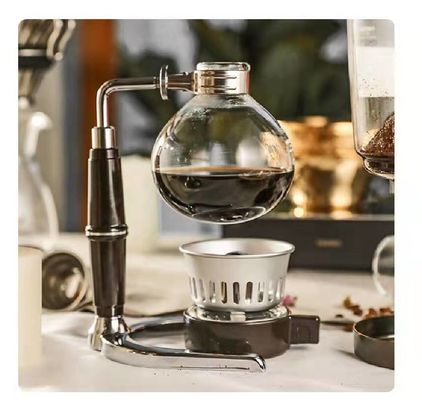 Glass Coffee Pot with Easy Siphon System User-Friendly Portable Syphon Espresso Maker