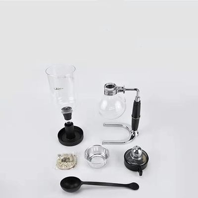 Glass Coffee Pot with Easy Siphon System User-Friendly Portable Syphon Espresso Maker
