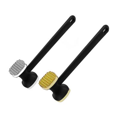 Double-Sided Meat Tenderizer Durable Zinc Alloy Hammer for Tenderizing Steaks and Chops