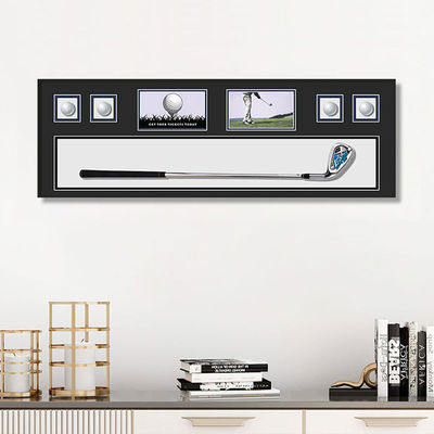 Modern Simple Crystal Glass Golf Painting Building Blocks Design for Gallery Wall Sets