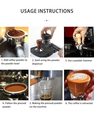 Coffee Portafilter Reusable Single Double Spout 2 Cup Bottomless Basket Wood Handle E61 Kitchen