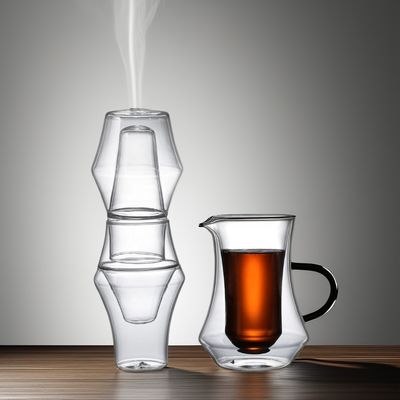 Design High Borosilicate Glass Coffee Pot Manufactured Stainless Steel Hand Brew