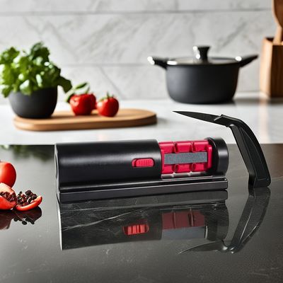 Durable Kitchen Tools 4-in-1 Manual Steel Knife Sharpener Ceramic Diamond Whetstone