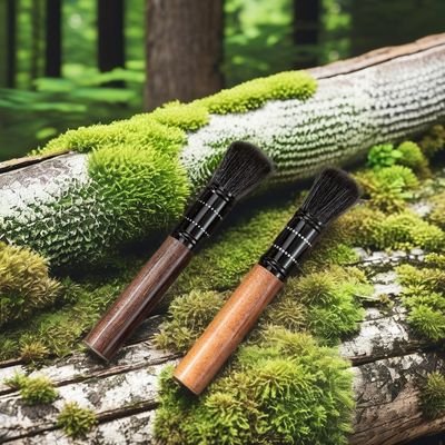 Wooden Nylon Espresso Grinder Powder Cleaning Brush Keep Your Coffee Accessories Clean
