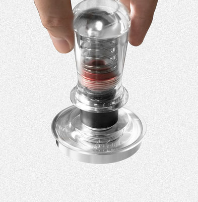 Constant Force Teaching Powder Bowl 58mm Transparent Espresso Tamper Set for Kitchen