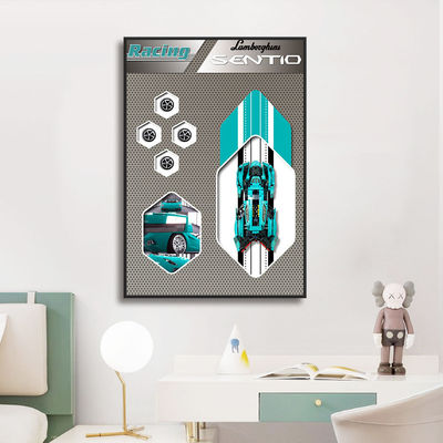 Stylish Building Blocks Design Modern Anniversary Format for Hanging Sofa Background
